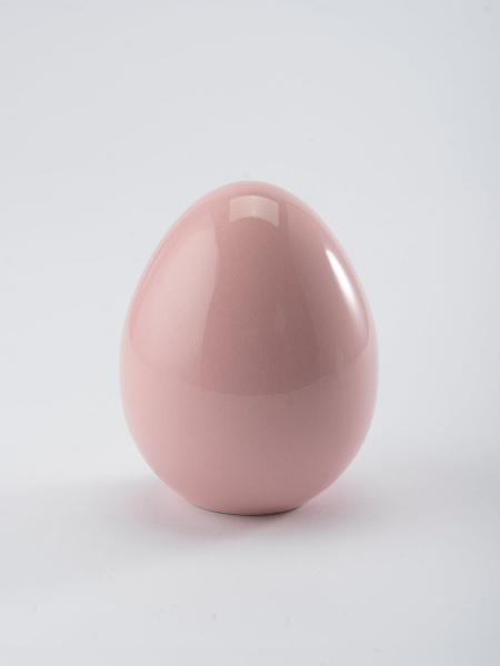 Яйцо пасхальное "Egg Small", розовое, высота 10 см