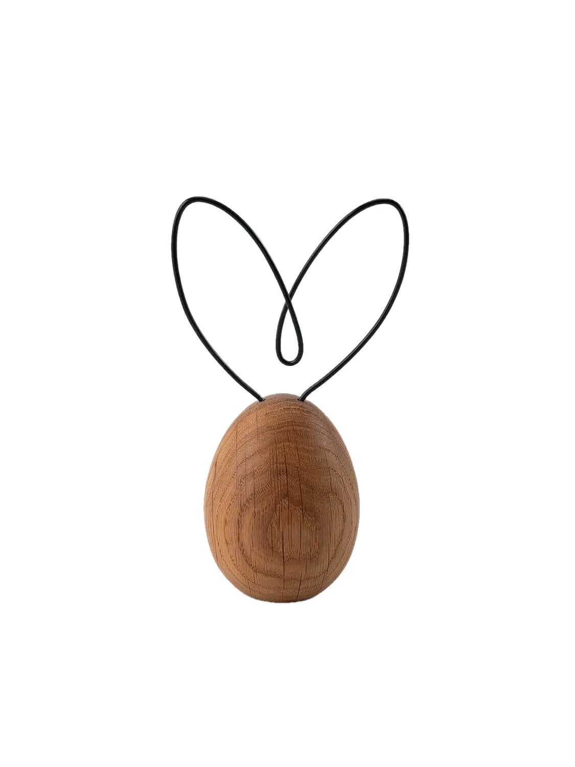 Яйцо пасхальное с ушками "Egg Small", дуб, высота 14 см