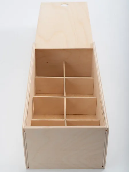 Деревянный бокс 25x17x12