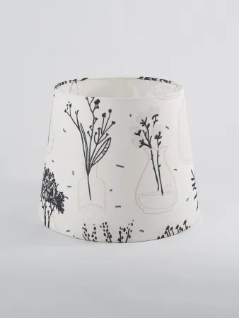 Абажур для настольной лампы и светильника, принт "Vases", конус 25 см №2 Абажур для настольной лампы и светильника, принт "Vases", конус 25 см №2