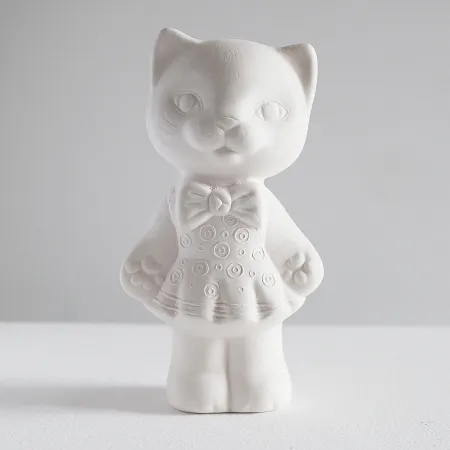 Фигурка для росписи "Кошка" №1 Фигурка для росписи "Кошка" №1