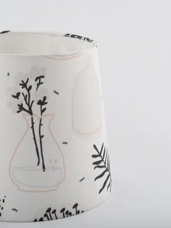 Абажур для настольной лампы и светильника, принт "Vases", конус 25 см №4 Абажур для настольной лампы и светильника, принт "Vases", конус 25 см №4