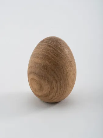Яйцо пасхальное "Egg Small", дуб, высота 7 см №2