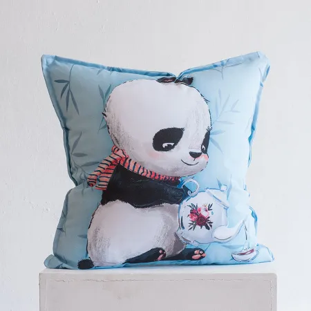 Наволочка декоративная "Panda", 45х45 №1 Наволочка декоративная "Panda", 45х45 №1