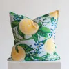Наволочка декоративная  "Lemon Leaf" 45*45 см