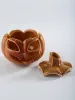 Тыква - подсвечник "Pumpkin sly", декор на Хэллоуин, 12 см