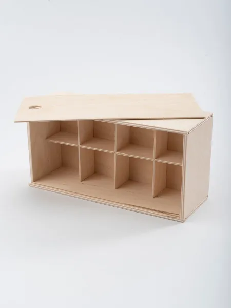 Деревянный бокс 25x17x12