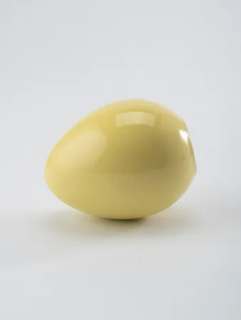 Яйцо пасхальное "Egg Small", светло-желтое, высота 10 см №3