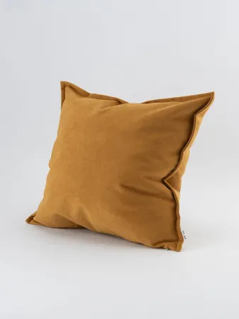 Наволочка из микровелюра "Casanova Mustard", 45х45 №4