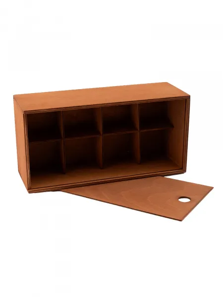 Деревянный бокс 28x14x10 см (тонированный)