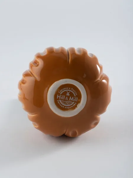 Тыква - подсвечник "Pumpkin MUNK", декор на Хэллоуин, 12 см