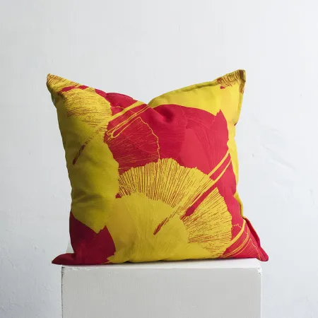 Наволочка декоративная "Gingko Sunset", 45х45 №1 Наволочка декоративная "Gingko Sunset", 45х45 №1