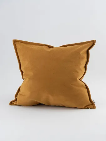 Наволочка из микровелюра "Casanova Mustard", 45х45 №3