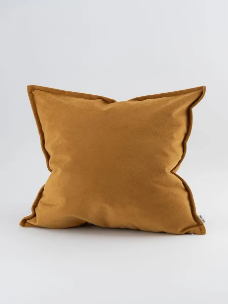 Наволочка из микровелюра "Casanova Mustard", 45х45 Наволочка из микровелюра "Casanova Mustard", 45х45