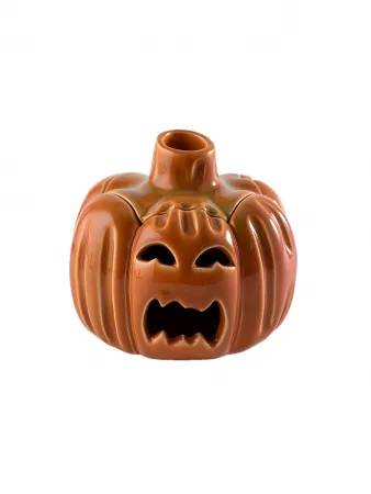Тыква - подсвечник "Pumpkin SOUR", декор на Хэллоуин, 12 см №1 Тыква - подсвечник "Pumpkin SOUR", декор на Хэллоуин, 12 см №1