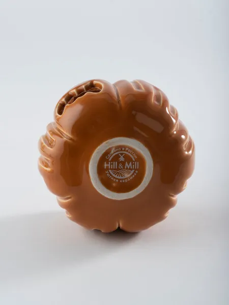 Тыква - подсвечник "Pumpkin SOUR", декор на Хэллоуин, 12 см