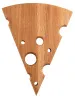 Сервировочная тарелка "Cheese" из дуба, 18,5x25 см., плоская