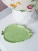 Тарелочка керамическая "Leaf", мятная