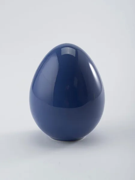 Яйцо пасхальное "Egg Small", индиго, высота 10 см