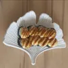 Сервировочная тарелка "Gingko" (Слоновая кость)