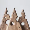 Сервировочная тарелка "Cheese" из дуба, 18,5x25 см., плоская