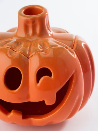 Тыква - подсвечник "Огневик", декор на Хэллоуин, 12 см №6