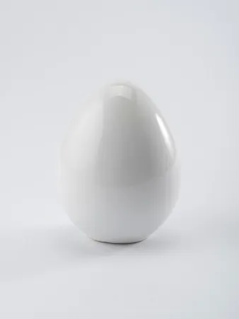 Яйцо пасхальное "Egg Small", белое, высота 10 см №2