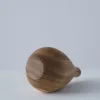 Ваза деревянная "Авокадо", высота 13 см (native)