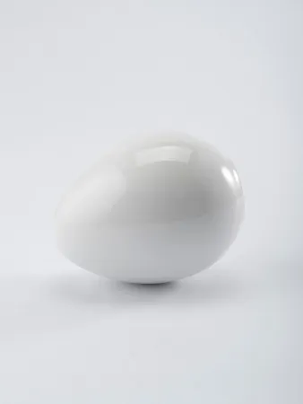 Яйцо пасхальное "Egg Small", белое, высота 10 см №3